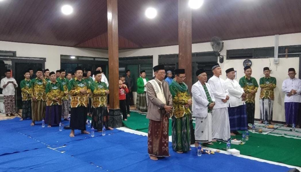 NU Kalipancur Gelar Lailatul Ijtima, Santri dan Warga Kompak Peringati Hari Santri