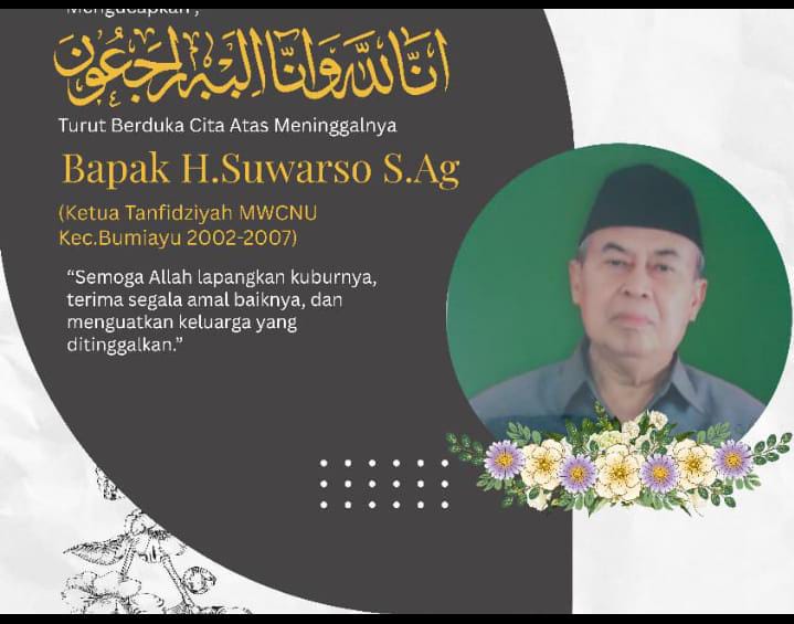 H Suwarso, Mantan Ketua DPAC FKDT Kecamatan Bumiayu Brebes Wafat