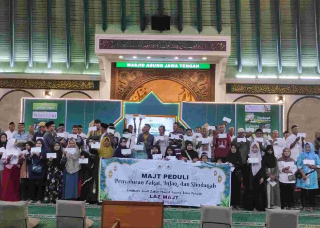 Dari Hati ke Hati, 99 Mustahik Terima Zakat Perdana LAZ MAJT di Ramadan Penuh Berkah